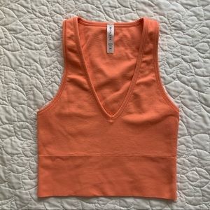 Athleta Aurora Seamless Cropped Rib Tank